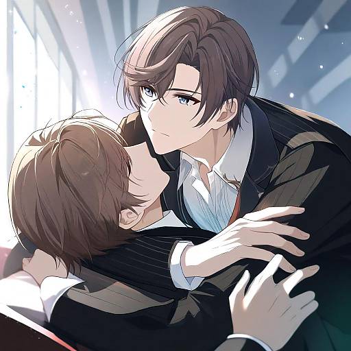 Illustration of Artem wing (tears of themis), tears of themis in the style of Sen (astronomy)