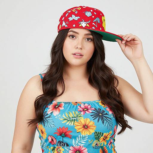 Vibrant Floral Fashion for Plus-Size Women