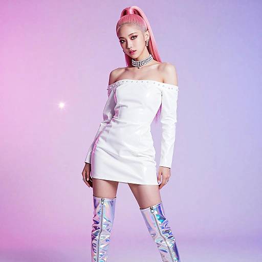 Charismatic K-Pop Idol Editorial Style