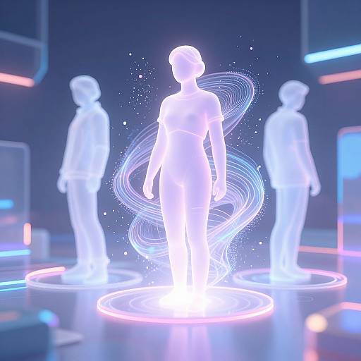 Futuristic Google Dream Fusion Projection