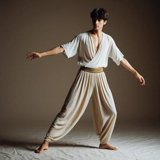 Male Dancer in Middle Eastern Inspired Outfit