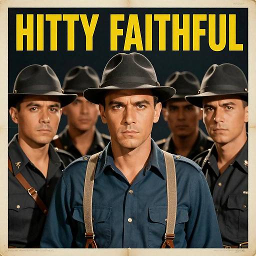 Vintage Movie Poster Hitty Faithful