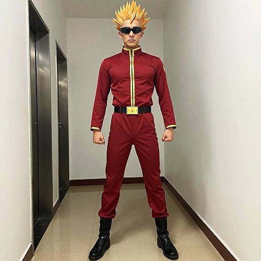 One Punch Man Saitama Costume Pose