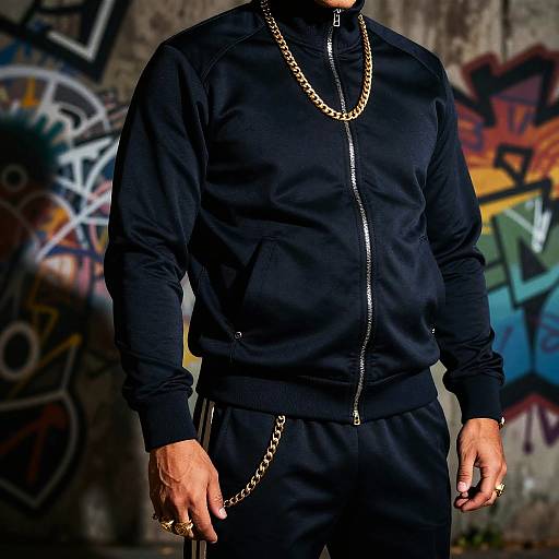 Old-School Gangster Mobster Tracksuit