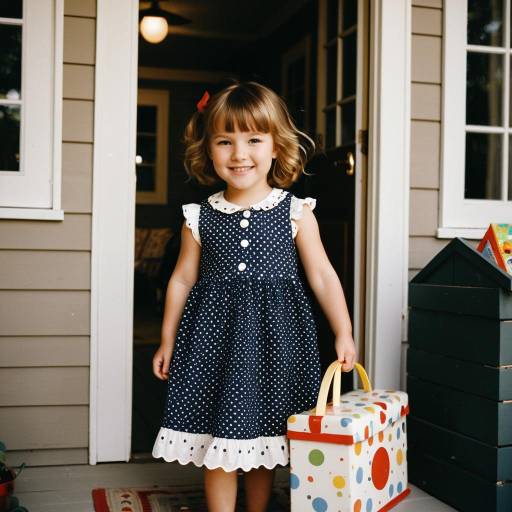 Charming Toddler Fashion Portrait Outdoors