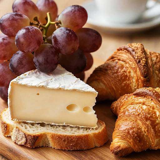 Cozy Cheese and Bread Close-Up