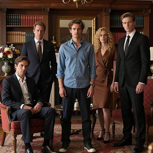 A Gathering of Five in Elegance