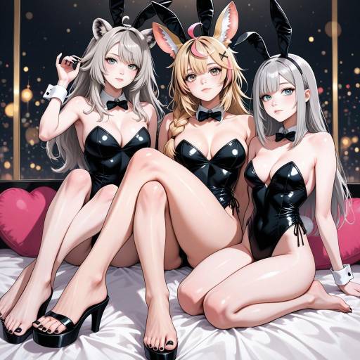 Virtual YouTuber Girls with Animal Ears