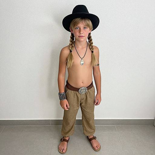 Bohemian Gypsy Style Male Portrait