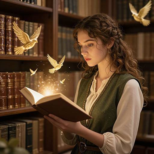 Enchanted Book and Golden Birds