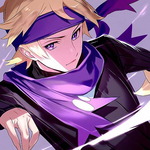 Illustration of Morty (pokemon), pokemon in the style of Dodai shouji