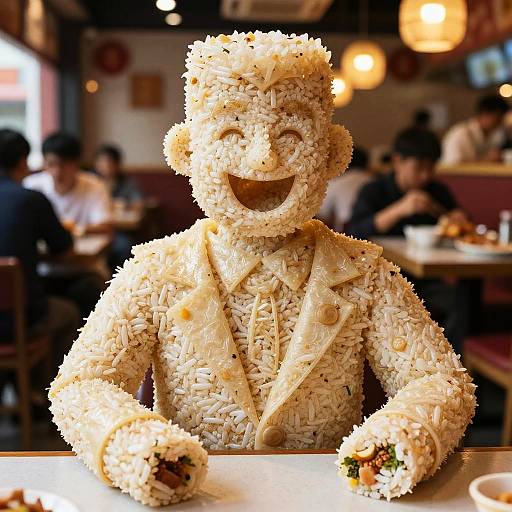 Pareidolia-Inspired Rice Paper Sculpture