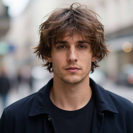 Candid Street Shot of Fit European Man