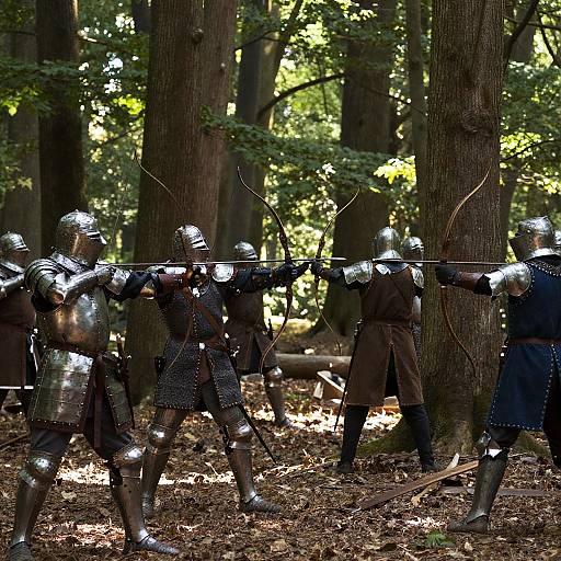 Medieval Forest Ambush with Archers