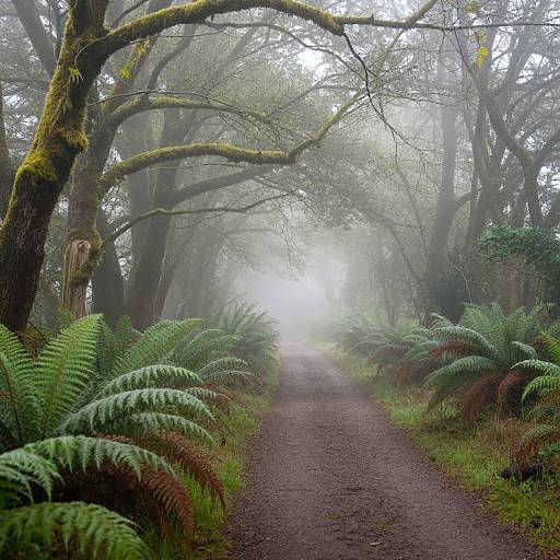 Misty Morning in Borth Woodland