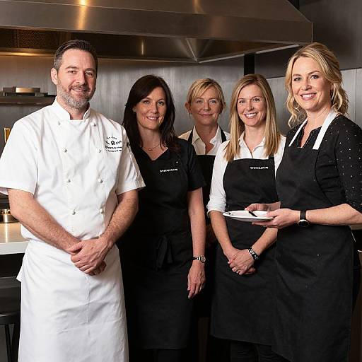Restaurant Team Portrait Standing