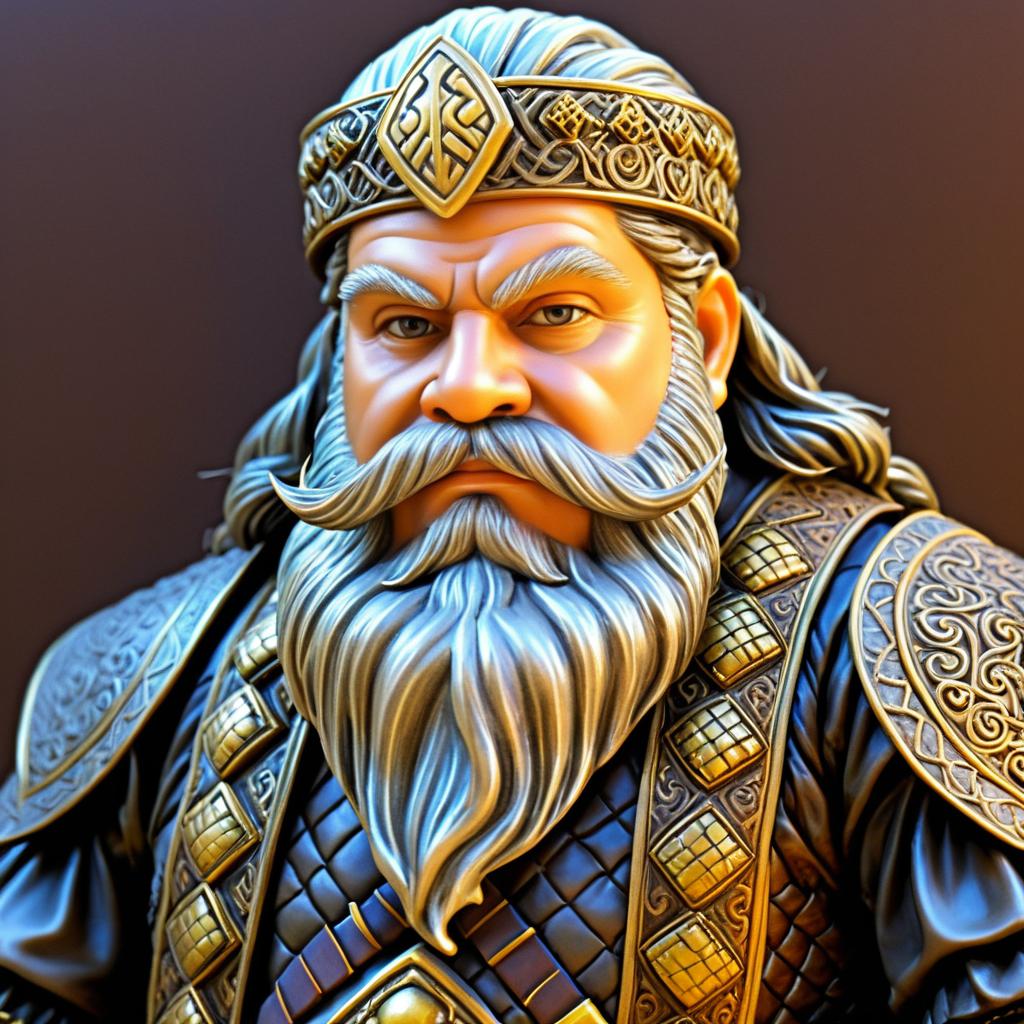 Portrait of Grimble Thumbeard the Dwarf