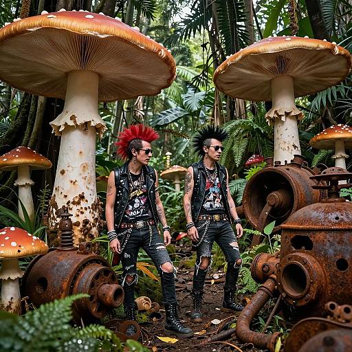 Nature Punk Jungle Chaos Scene