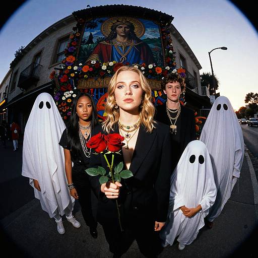 1990s Feminist Street Fashion Portrait