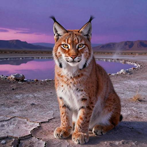 Rusty Juvenile Lynx at Violet Saltpan