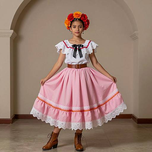 Vibrant Ringleader Costume in Mexico
