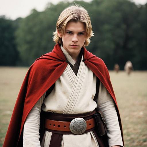 Young Man in Obi-Wan Kenobi Costume