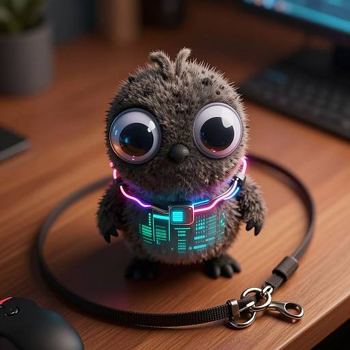 Hyperrealistic Googly-Eyed Pet Rock