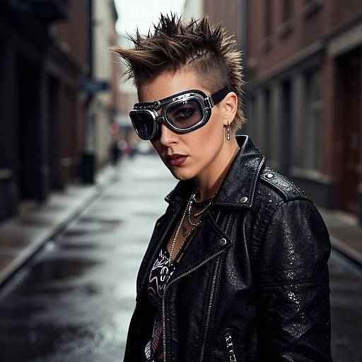 Fierce Gender-Fluid Punk Portrait