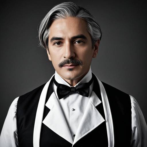 Senior Male Butler in Formal Attire