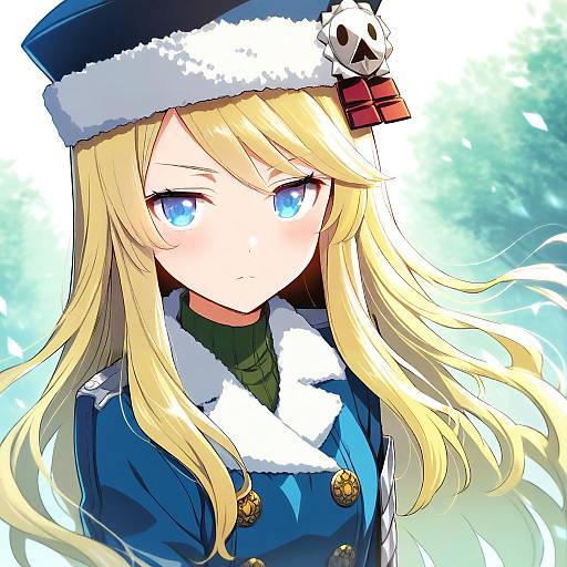 Illustration of Gunner (sekaiju), sekaiju no meikyuu in the style of Nakamura hinato