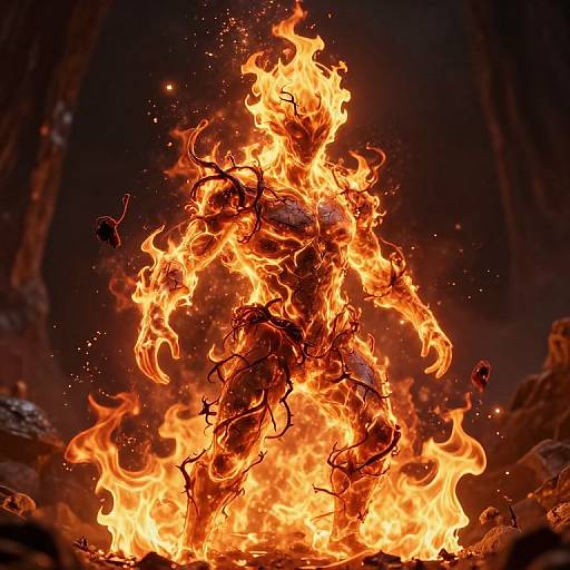 5e Wildfire Spirit Fiery Manifestation