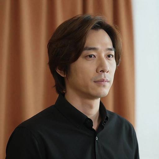 Portrait of a Man with Brown Hair