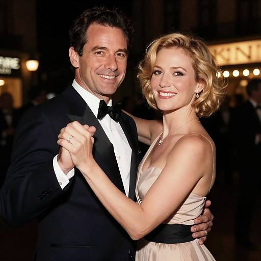 Nighttime Dance of Joyful Couples