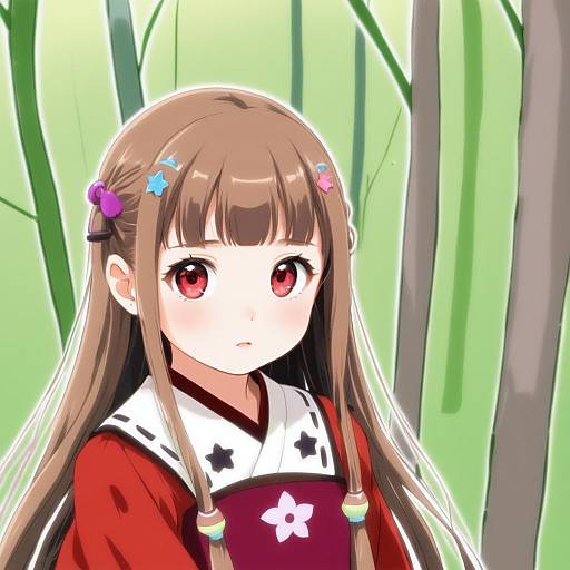 Illustration of Aoba kokona, yama no susume in the style of Totoki86