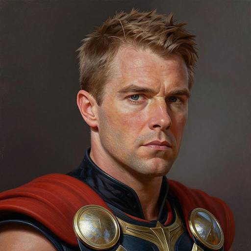 Richard Nixon as Thor Portrait