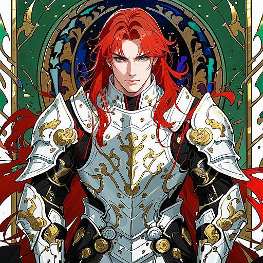 Illustration of Argenti (honkai: star rail), honkai: star rail in the style of Gsusart