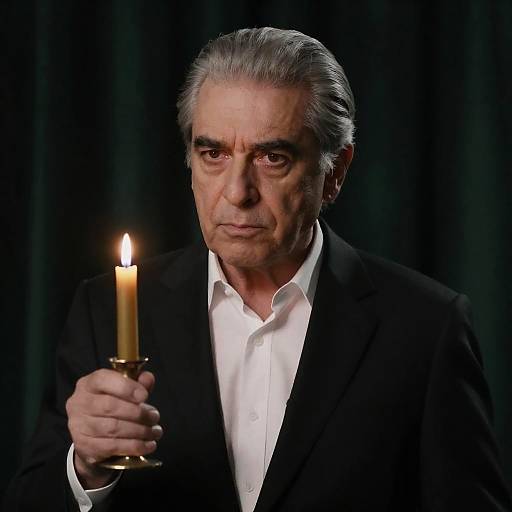 Dramatic Portrait of an Older Man