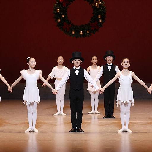 Joyful Children's Dance Performance on Stage