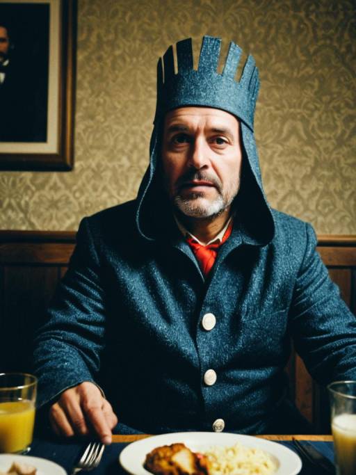Humorous Supper Costume Editorial Photo