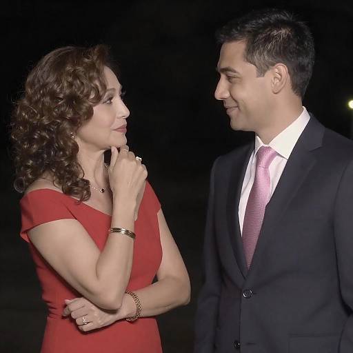 Romantic Evening Portrait of a Couple