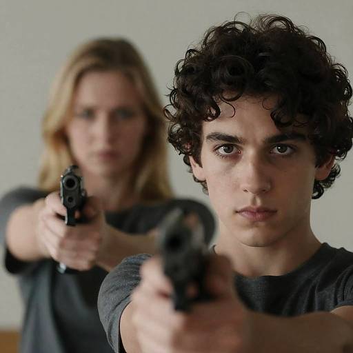 Intense Standoff in Soft Lighting