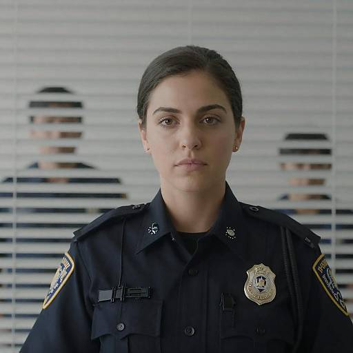 Female Police Officer in Uniform