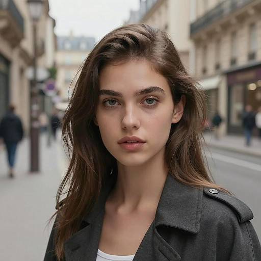 Stunning Young Model in Paris Portrait