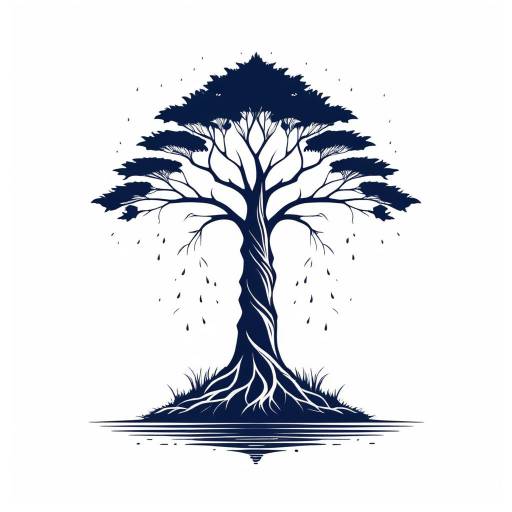 Resilient Tree Tattoo Design Concept