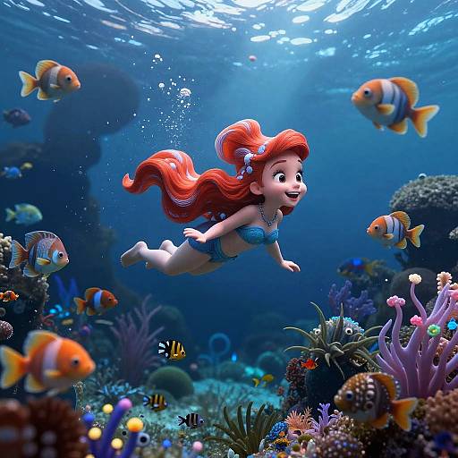 Enchanted Deep Sea Ariel Fantasy