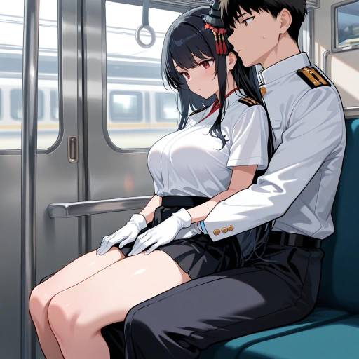 Military Style Trains: A Kancolle Scene