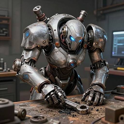 D.Va Overwatch Mechanic at Work