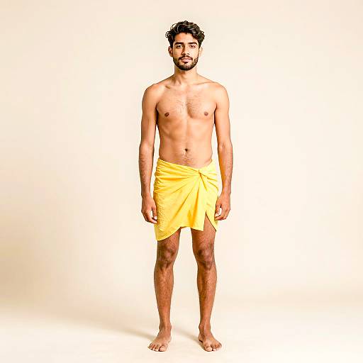 Young Man in Sun Costume Photography