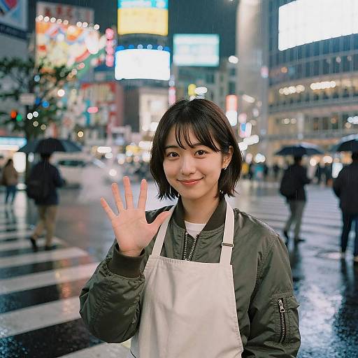 Realistic Portrait of a Young Barista