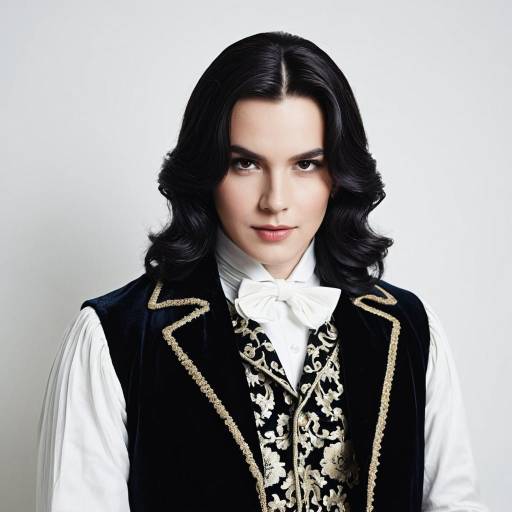 Gothic Aristocratic Fashion Portrait